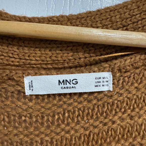 Mango Tan Ribbed Cardigan - Picture 3 of 4